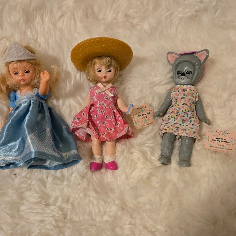 Vintage Madame Alexander Doll Set of 3